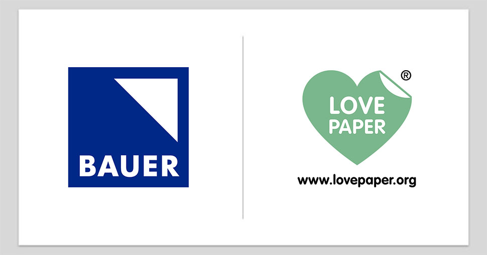 Bauer Media underlines commitment to sustainability with Love Paper partnership.