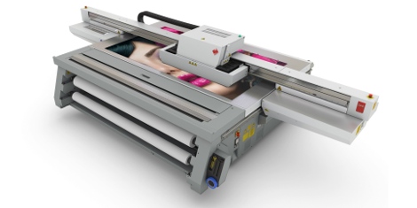 Océ Arizona 1280 GT flatbed printer, presented by Canon to the UK for the first time at Sign & Digital 2016