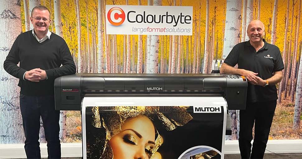 Graphtec GB appoints Colourbyte as a reseller for Mutoh printers.