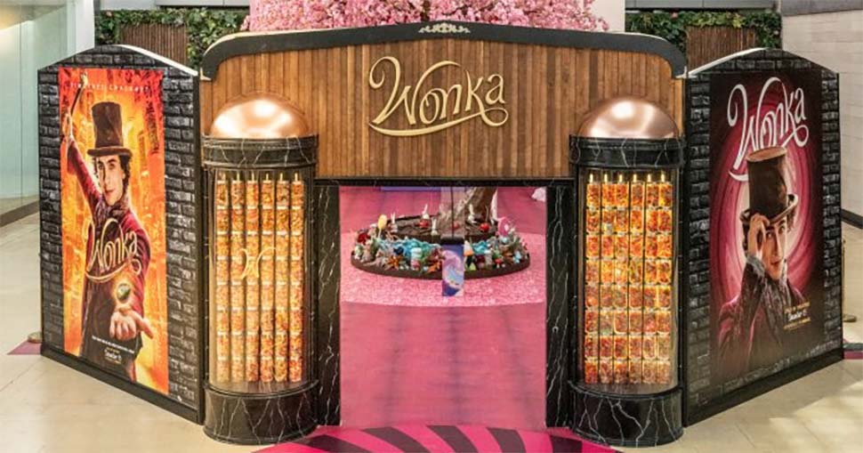 Global Printing Enterprises and Drytac serve up a sweet treat with Wonka display.