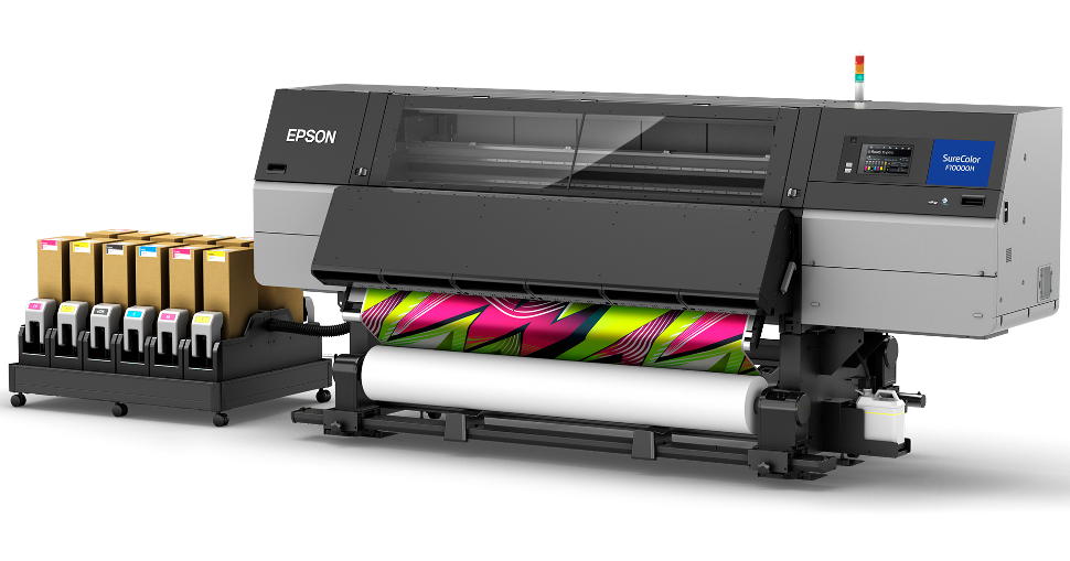The robust SureColor SC-F10000H includes fluorescent or light coloured inks.