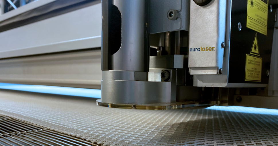 Recommended laser system for cutting of spacer fabrics: eurolaser XL-3200.