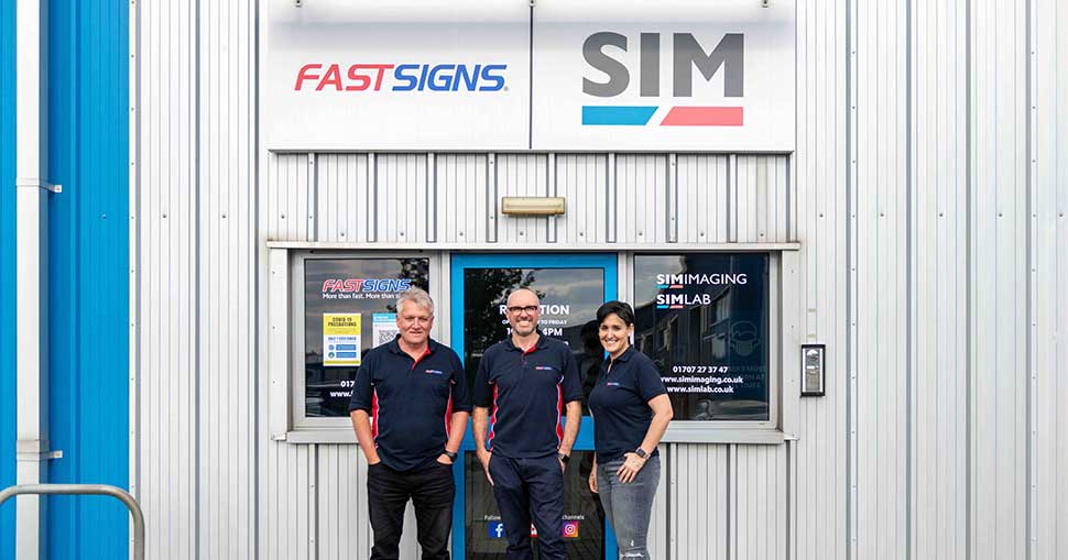 A Hertfordshire-based signage specialist is celebrating a strong year of success at FASTSIGNS St Albans.