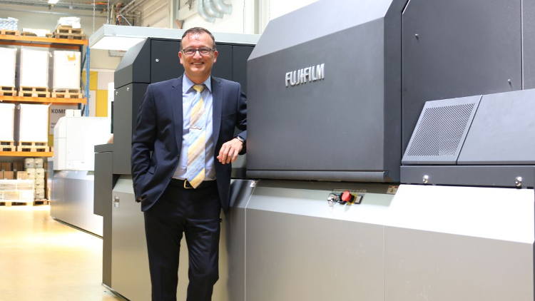 New Fujifilm Jet Press 750S at Straub Druck & Medien AG is the company’s third Jet Press installation in five years.