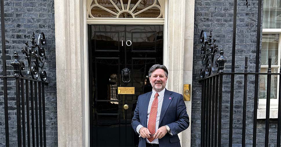 IPIA Chair, Charles Rogers, visited No 10 Downing Street.