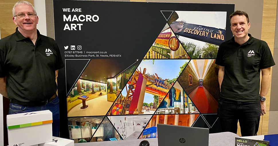As Gold sponsors, MacroArt supplied the graphics and signage for the event, as well as hosting a stand.