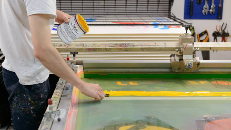 Make-Ready combines silkscreen and digital with Nazdar inks - with stunning results.
