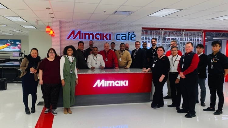 Mimaki USA celebrates grand reopening of New Jersey Technology Center.