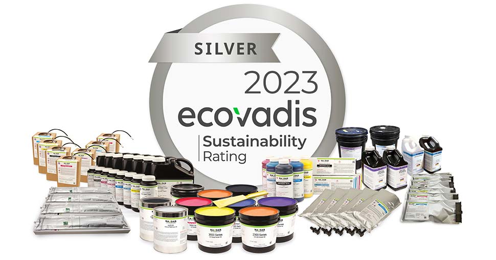 Nazdar is delighted to announce that it has been awarded the Silver EcoVadis Medal for sustainability.