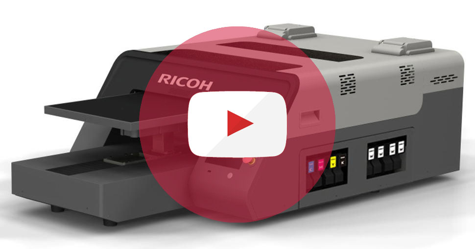 See how the Ri 2000 makes professional, high quality printing both faster and easier for personalised garments and other fabric accessories, with users benefitting from excellent output quality on both light and dark materials.