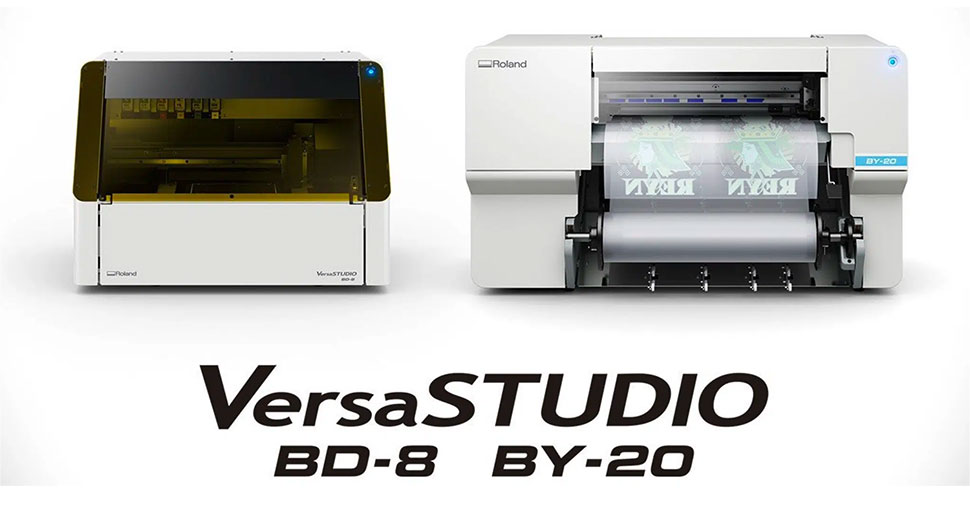 Roland DG unveils two new VersaSTUDIO compact UV and direct-to-film innovative printers.
