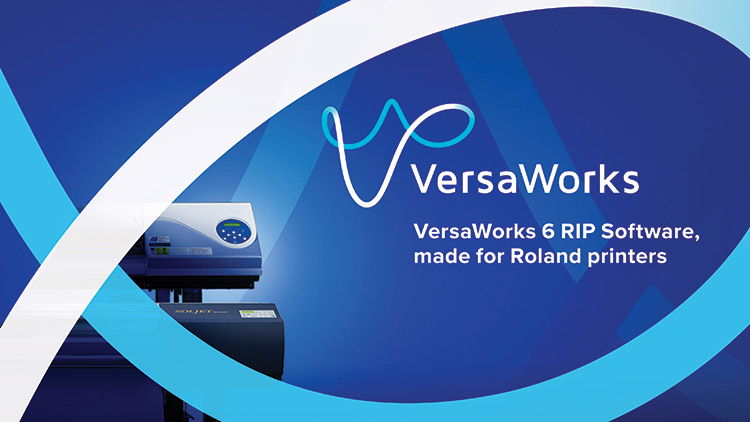 Roland DG announces latest version of VersaWorks 6 RIP software with important new functions for inkjet printers.