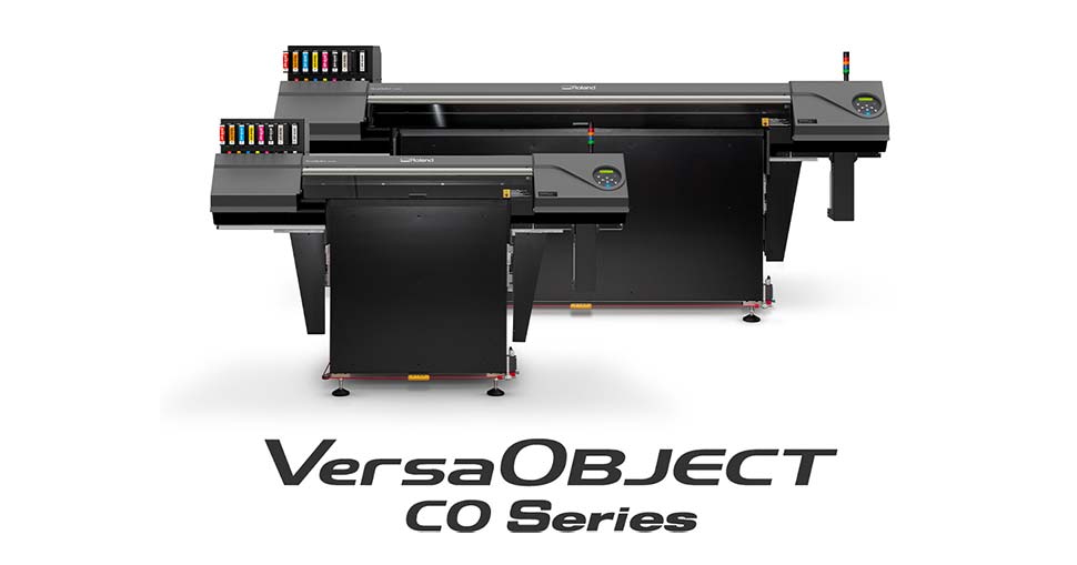 Roland DGA Announces Launch of New VersaOBJECT CO Series UV Flatbed and Belt-Driven Hybrid UV Printers.