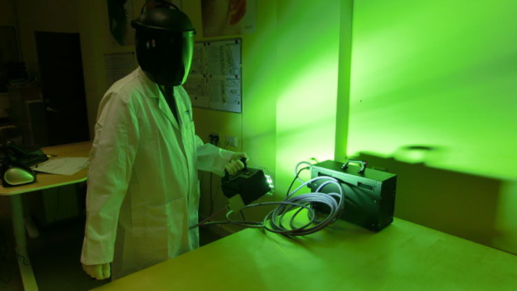 UV technologist develops sanitiser to combat virus infection.