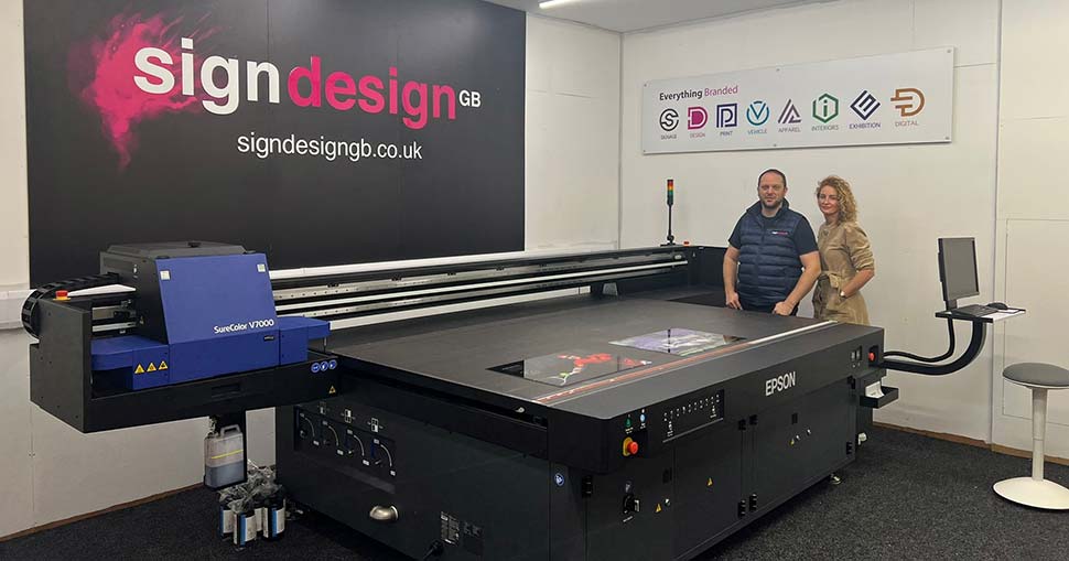 Sign Design GB expands in-house capabilities with Epson SureColor SC-V7000.