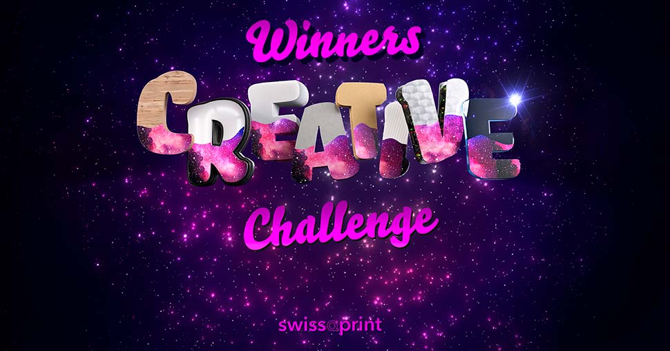 SwissQprint Creative Challenge - Winners announced.