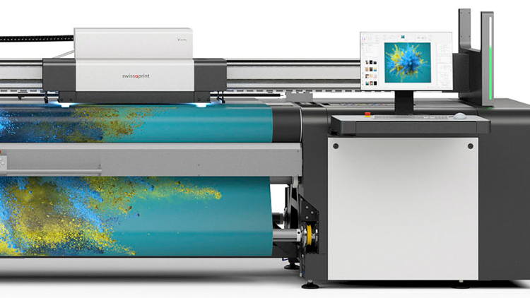Successful Debut of swissQprint Roll to Roll Printer.