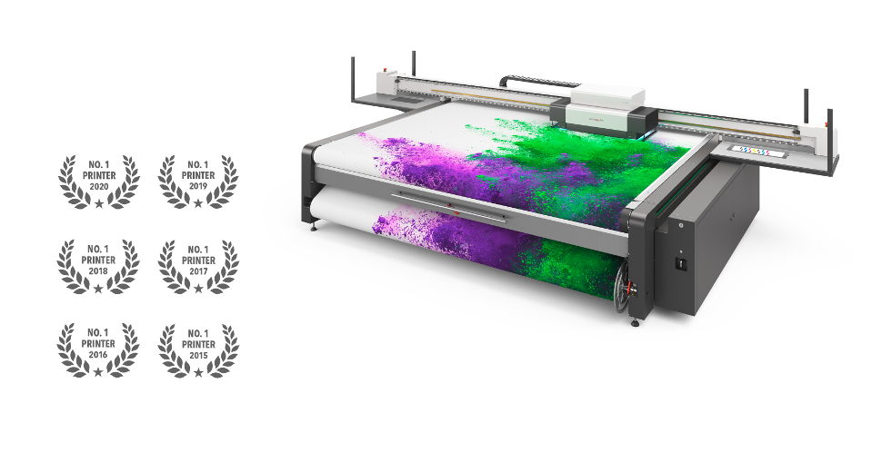 Nyala continues to lead the European market. For the sixth time in a row, this large format printer is the most popular product in its class.