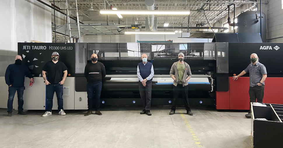 Cameron Advertising installs first Jeti Tauro H3300 UHS in North America.