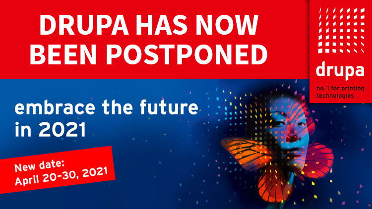 drupa 2020 postponed until 20-30 April 2021.