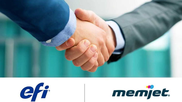 EFI and Memjet establish partnership for fast, high-quality digital production.