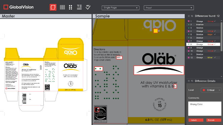 GlobalVision Launches Digital Color Inspection  New System for Print & Packaging, Now Including Pantone Values.