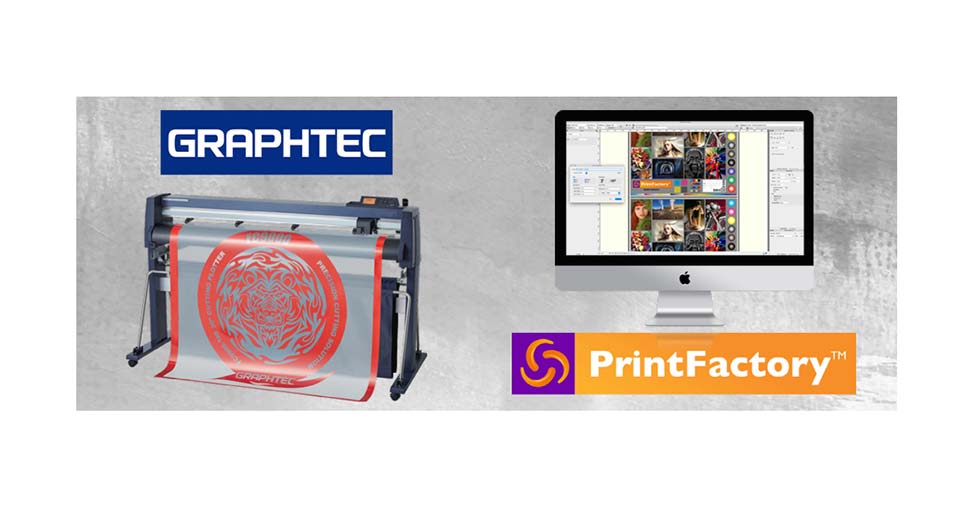 Graphtec announces partnership with PrintFactory for seamless integration with cutting tables.