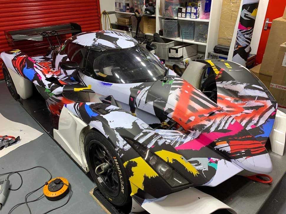 HP MediaCo racing car 2