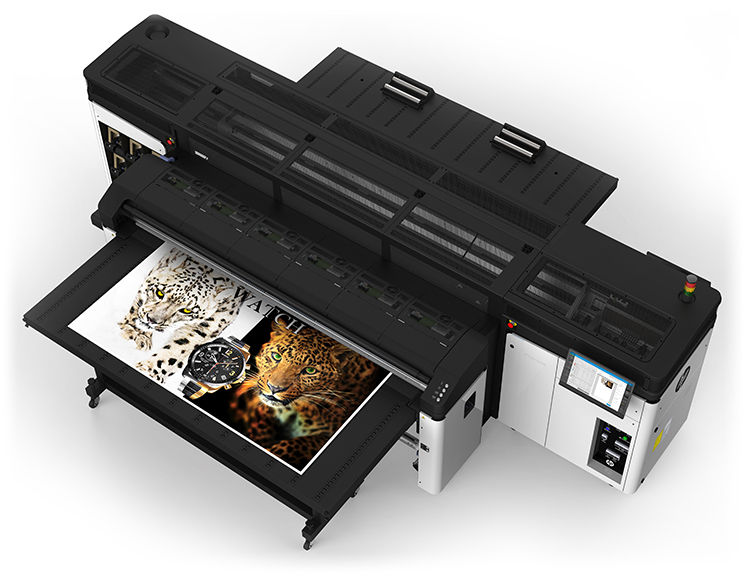 hp latex r series r2000 rigid printer overhead