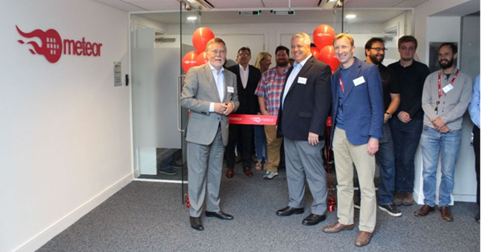 Meteor celebrates growth with significant expansion of facilities.