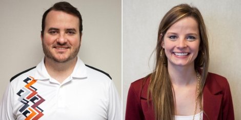 Sam Evans (left) and Jordyn Ruhnke (right) join the Nazdar SourceOne Inside Sales team