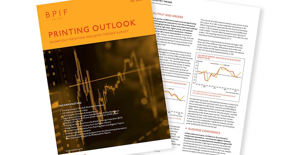 The BPIF releases latest Printing Outlook