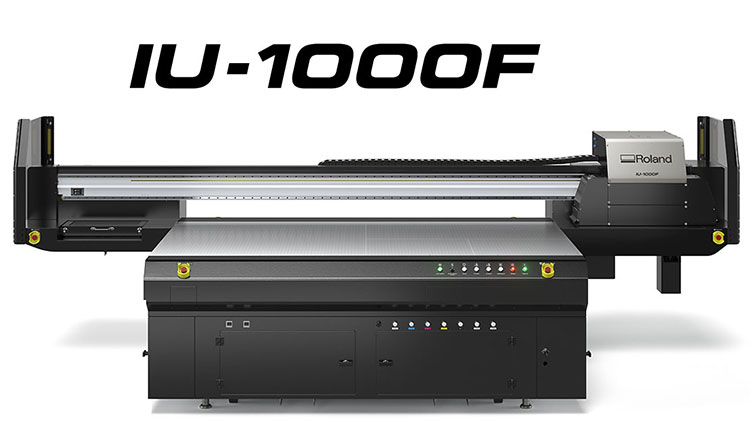 Roland DG announces new IU-1000F UV-LED flatbed printer