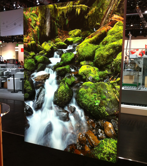 SENFA Decoprint waterfall application LFR