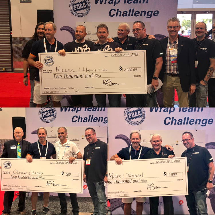 SGIA Expo PDAA Wrap Team Challenge Top Finalists