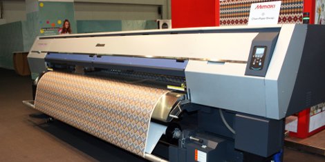 The 3.2m TS500P-3200 transfer paper printer, a recent Mimaki release