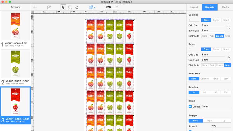 Tilia Labs to launch Aries step-and-repeat for label printers at Labelexpo Europe Easy-learn solution promises fastest route to efficient label layout (Booth 8A10).