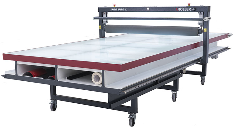 Vroller Flatbed Laminator.